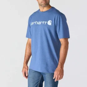 Camicie da uomo Dearborn a vestibilità ampia e tessuto pesante con logo