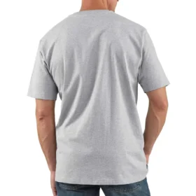 Camicie da uomo Dearborn a vestibilità ampia, pesante, con colletto Henley e taschino