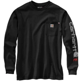 Camicie da uomo FR Force Irvine a maniche lunghe, vestibilità ampia e logo - Camicie ignifughe