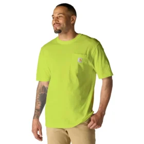 Camicie da uomo Iconic K87 a vestibilità ampia con taschino, in cotone pesante