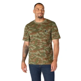 Camicie da uomo Irvine in mimetico con vestibilità comoda