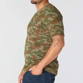 Camicie da uomo Irvine in mimetico con vestibilità comoda