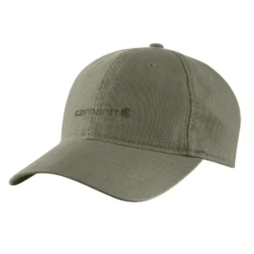 Cappellino da baseball in tela con grafica ricamata