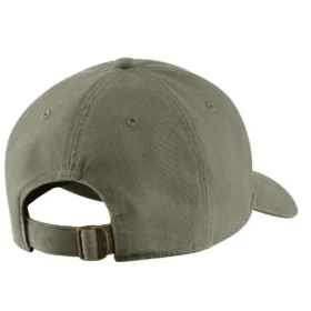 Cappellino da baseball in tela con grafica ricamata
