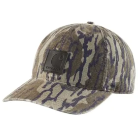 Cappellino da baseball in tela mimetica
