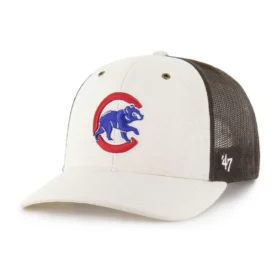 Cappellino da camionista '47 non tinto dei Chicago Cubs