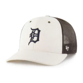 Cappellino da camionista '47 non tinto dei Detroit Tigers