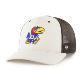 Cappellino da camionista '47 non tinto dei Kansas Jayhawks