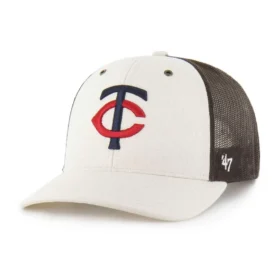 Cappellino da camionista '47 non tinto dei Minnesota Twins