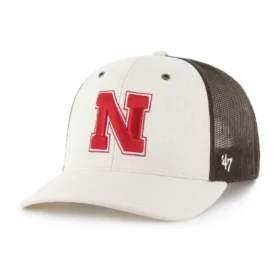 Cappellino da camionista '47 non tinto dei Nebraska Cornhuskers