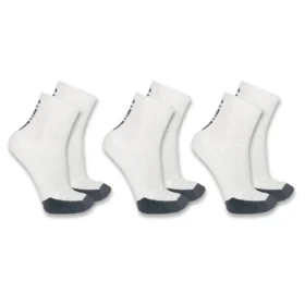 Carhartt Force® Calzini corti con logo, peso medio, confezione da 3 paia