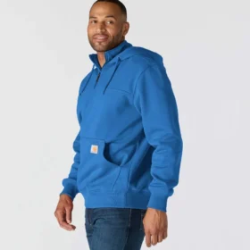 Felpa con cappuccio e zip a un quarto da uomo Paxton idrorepellente e pesante – Felpe con cappuccio carhartt Rain Defender