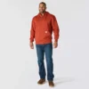 Felpa con cappuccio e zip a un quarto da uomo Paxton idrorepellente e pesante - Felpe con cappuccio carhartt Rain Defender