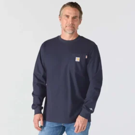 Maglietta da uomo Force Irvine FR a maniche lunghe con grafica Oil Rig – Camicie ignifughe