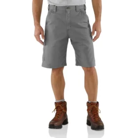 Pantaloncini da lavoro in tela di cotone carhartt B147 da uomo, vestibilità ampia