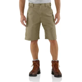 Pantaloncini da lavoro in tela di cotone carhartt B147 da uomo, vestibilità ampia