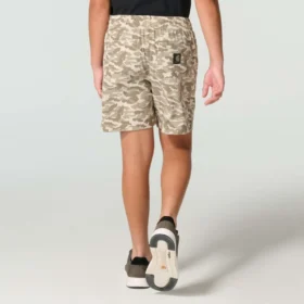Pantaloncini da ragazzo con elastico in vita Rugged Flex™ in tessuto ripstop mimetico (bambini)