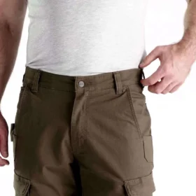 Pantaloni cargo a gamba dritta e comodi con doppio rinforzo sulle ginocchia – Pantaloni da lavoro