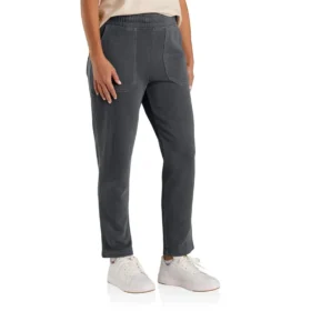 Pantaloni da ginnastica da donna in felpa French Terry di peso medio, vestibilità comoda e rivisitati