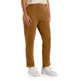 Pantaloni da ginnastica da donna in felpa French Terry di peso medio, vestibilità comoda e rivisitati