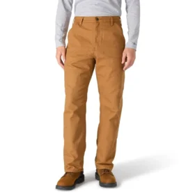 Pantaloni da lavoro carhartt B111 da uomo, dal taglio ampio e dritto, in tela di cotone lavata e foderati