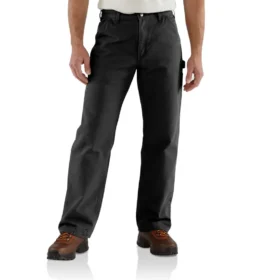 Pantaloni da lavoro carhartt B111 da uomo, dal taglio ampio e dritto, in tela di cotone lavata e foderati