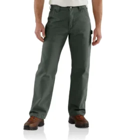 Pantaloni da lavoro carhartt B111 da uomo, dal taglio ampio e dritto, in tela di cotone lavata e foderati