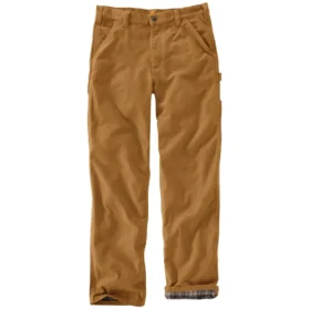 Pantaloni da lavoro carhartt B111 da uomo, dal taglio ampio e dritto, in tela di cotone lavata e foderati