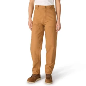 Pantaloni da lavoro da donna in tela con doppio rinforzo sulle ginocchia, vestibilità vintage