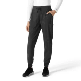 Pantaloni da lavoro da jogging cargo stampati da donna