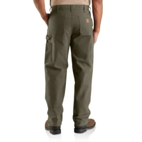 Pantaloni da lavoro da uomo carhartt B11 in tela di cotone lavata, dalla vestibilità ampia e dritto