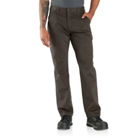Pantaloni da lavoro da uomo carhartt B324 in twill, vestibilità comoda e linea dritta