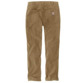 Pantaloni da lavoro da uomo Fr, vestibilità comoda, gamba dritta, in tessuto Ripstop Force