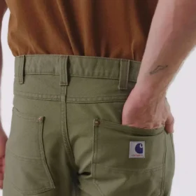 Pantaloni da lavoro da uomo in tela di cotone “Duck” della serie Crafted, vestibilità comoda e gamba dritta