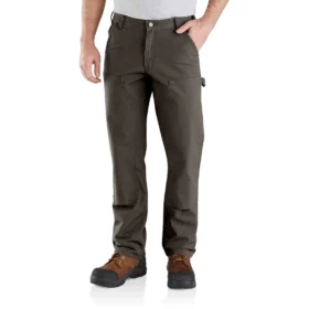 Pantaloni da lavoro da uomo Rugged Flex Duck a vestibilità dritta e comoda con doppio rinforzo sulle ginocchia