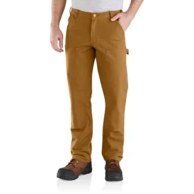 Pantaloni da lavoro da uomo Rugged Flex Duck a vestibilità dritta e comoda con doppio rinforzo sulle ginocchia