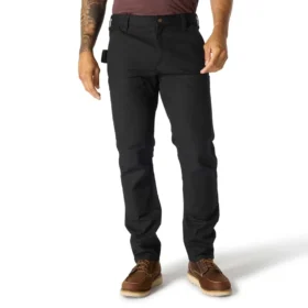 Pantaloni da lavoro da uomo slim tapered in tela di cotone Rugged Flex con doppio rinforzo sulle ginocchia
