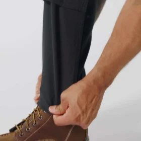 Pantaloni da lavoro da uomo slim tapered in tela di cotone Rugged Flex con doppio rinforzo sulle ginocchia
