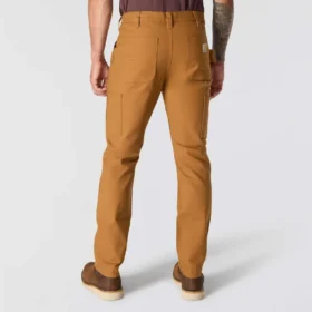 Pantaloni da lavoro da uomo slim tapered in tela di cotone Rugged Flex con doppio rinforzo sulle ginocchia