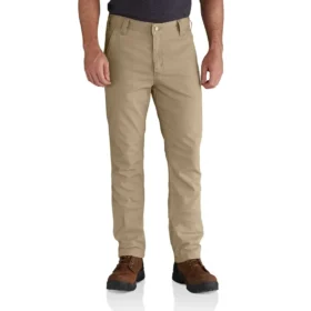 Pantaloni da lavoro da uomo slim tapered in tela Rigby