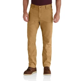 Pantaloni da lavoro in tela Rigby a gamba dritta e rilassata con doppio rinforzo sulle ginocchia