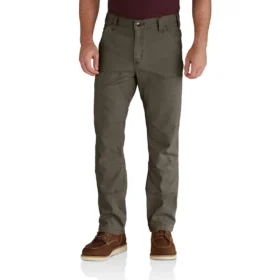 Pantaloni da lavoro in tela Rigby a gamba dritta e rilassata con doppio rinforzo sulle ginocchia