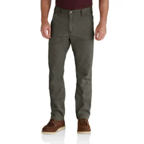Pantaloni da lavoro in tela Rigby a gamba dritta e rilassata con doppio rinforzo sulle ginocchia