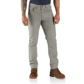 Pantaloni da lavoro slim a zampa Rugged Flex® in tela di cotone