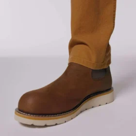 Pantaloni da lavoro slim a zampa Rugged Flex® in tela di cotone