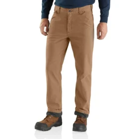 Pantaloni in tela foderati Rigby dal taglio dritto e comodo - Pantaloni da lavoro