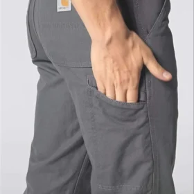 Pantaloni in tela foderati Rigby dal taglio dritto e comodo – Pantaloni da lavoro