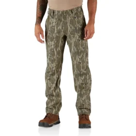 Pantaloni Rugged Flex® in tessuto Duck Camo dal taglio dritto e comodo