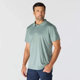 Polo da uomo Force Sun Defender™ con vestibilità comoda e logo – Camicie con protezione solare