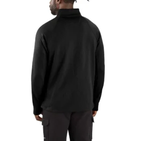 Pullover da uomo Force con mezza zip, foderato in pile e traspirante